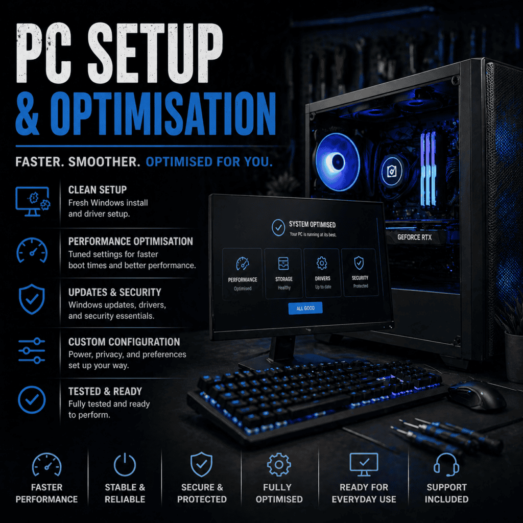 PC Setup & Optimisation - Norgan Technology