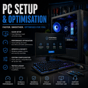 pc setup & optimisation